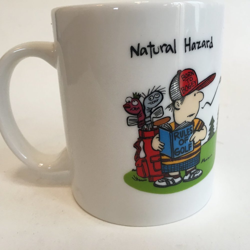 Due North Mug Golf Canada White Souvenir Natural Hazard Rodgers Cups Character